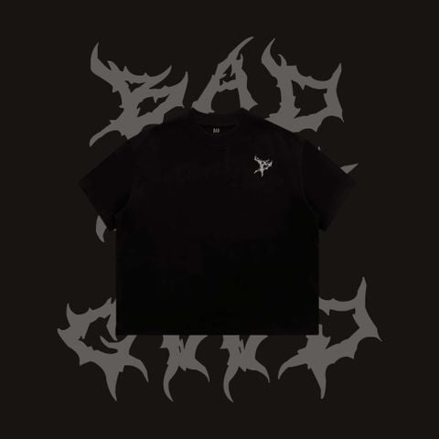  [ PREMIUM COTTON ] ÁO THUN BADNOTGOOD “ B METAL NGỰC TRÁI “ 100% COTTON PREMIUM  FORM BOXY 