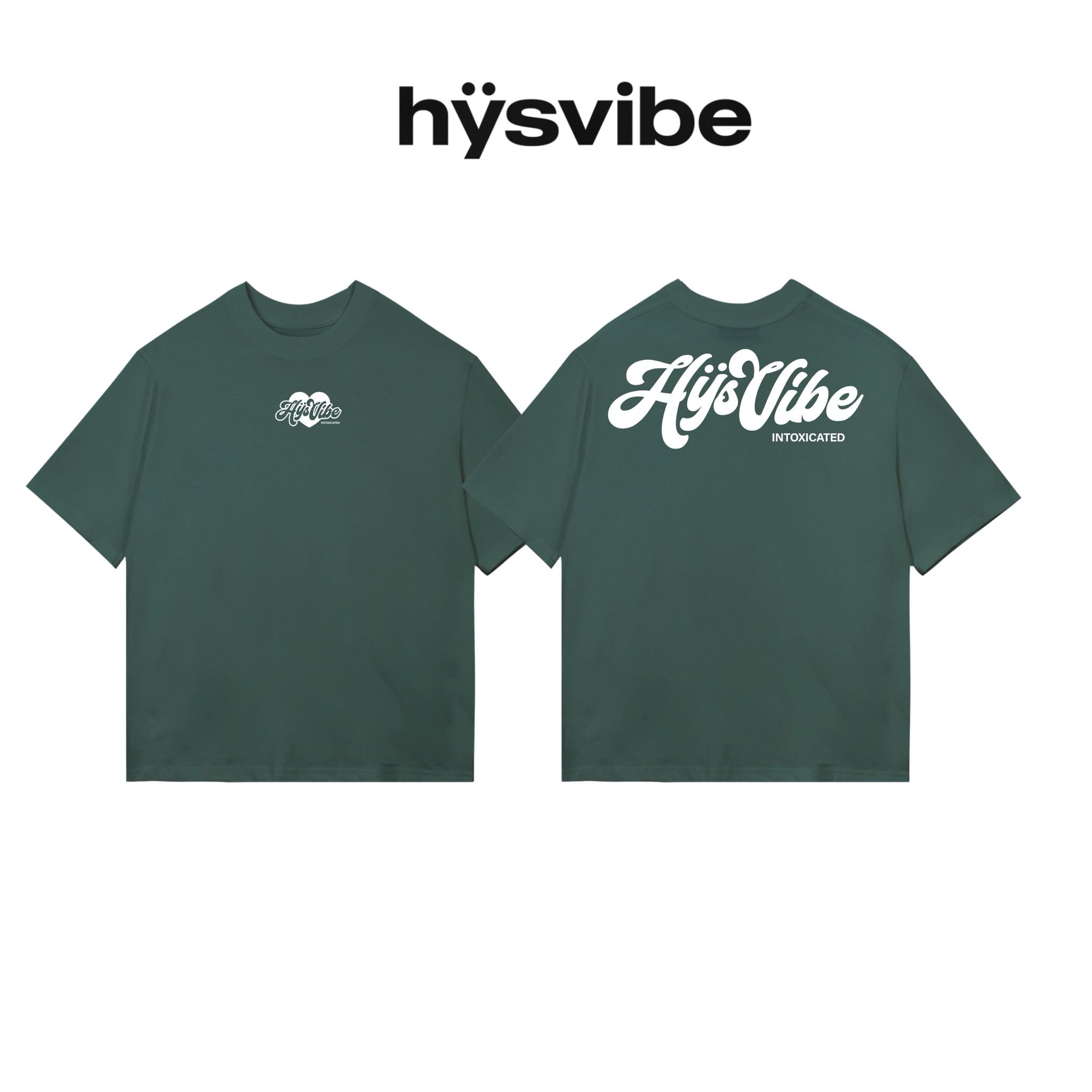 ÁO THUN BOXY HYS!VIBE INTOXICATED 100% COTTON 250GSM