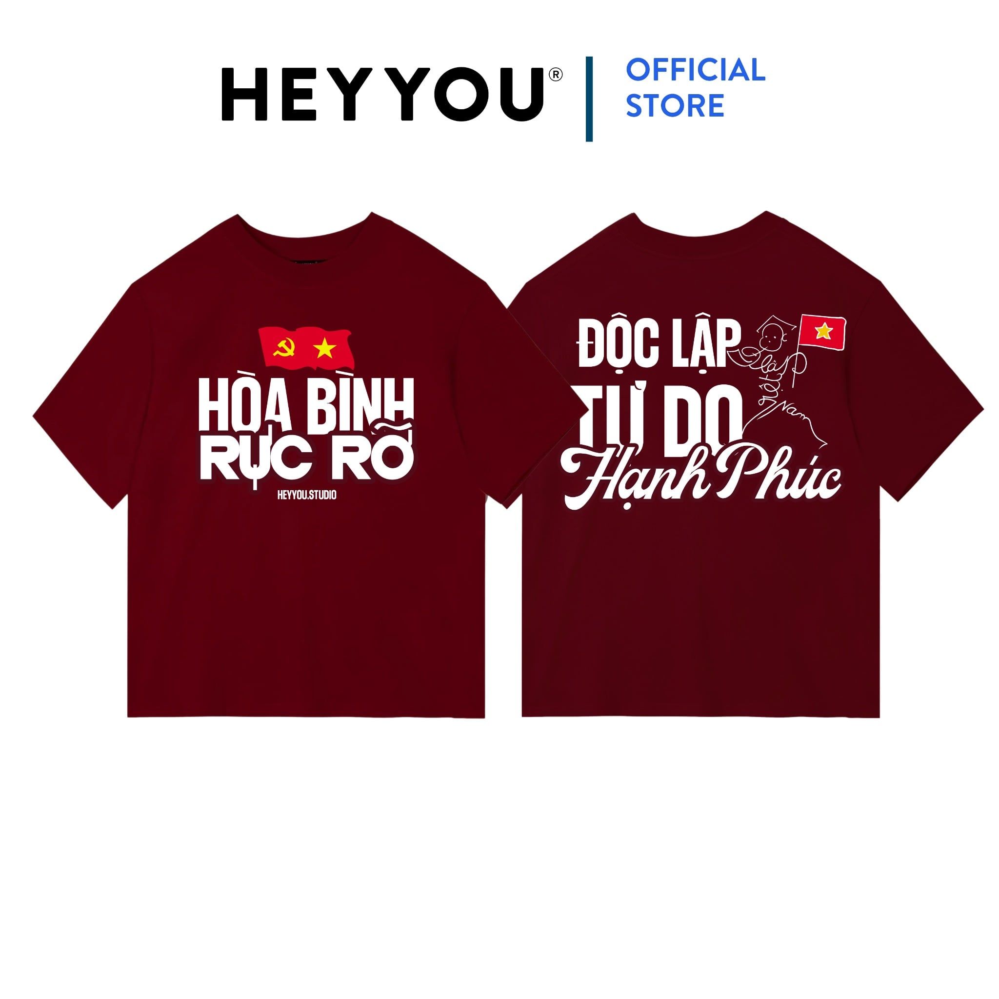 [FULLBOX -TẶNG VỚ] - ÁO THUN HEYYOU 