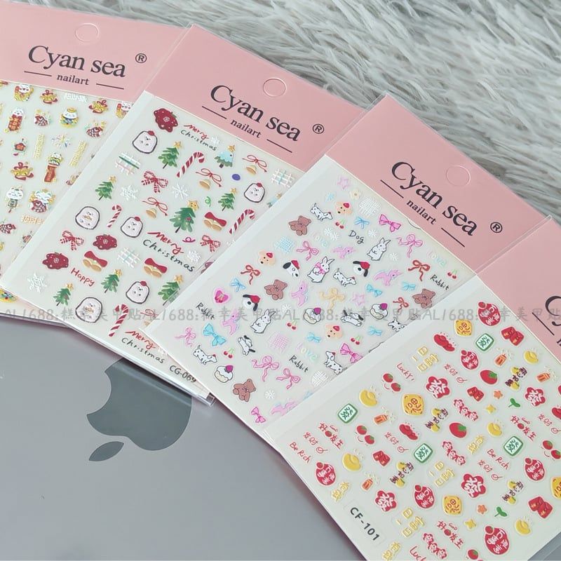 Miếng dán đa năng ( móng tay, sticker) 29k