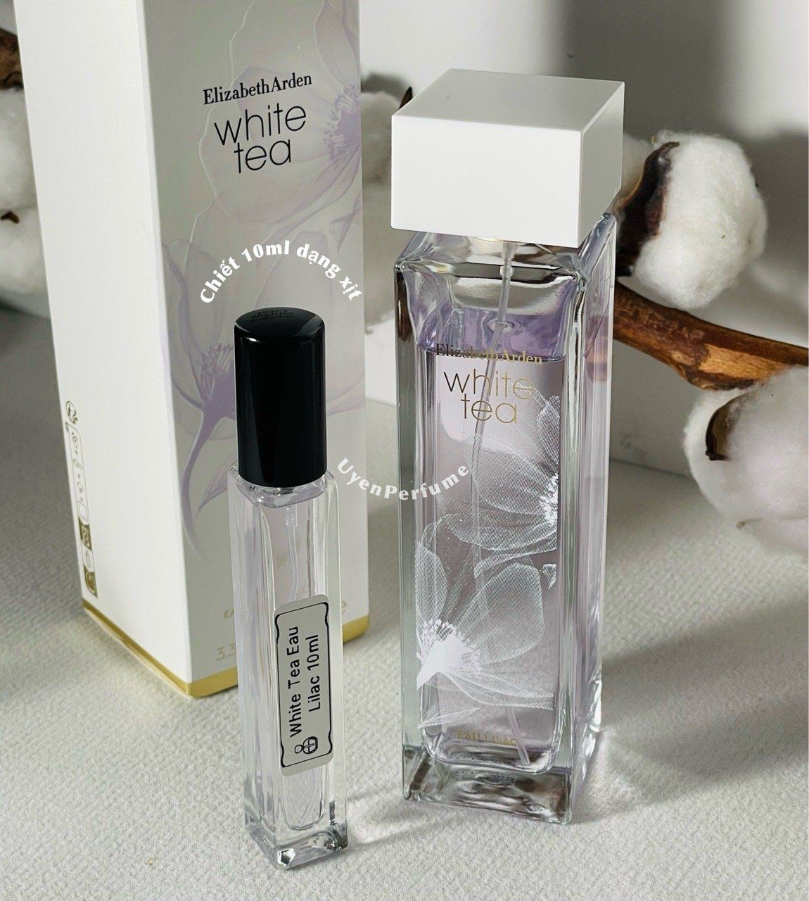  Chiết 10ml White Tea Lilac 