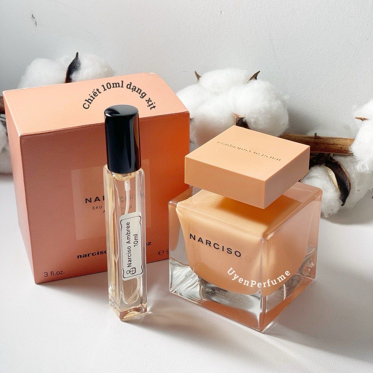  Chiết 10ml Nar Ambree cam 