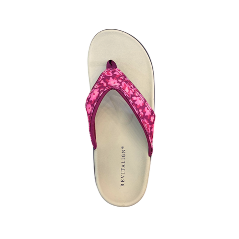  Dép xỏ ngón sức khỏe nữ Revitalign Yumi Mod Floral Red 