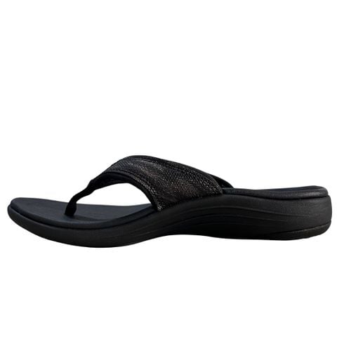  Dép xỏ ngón sức khỏe nữ Revitalign Yumi Metallic Black 