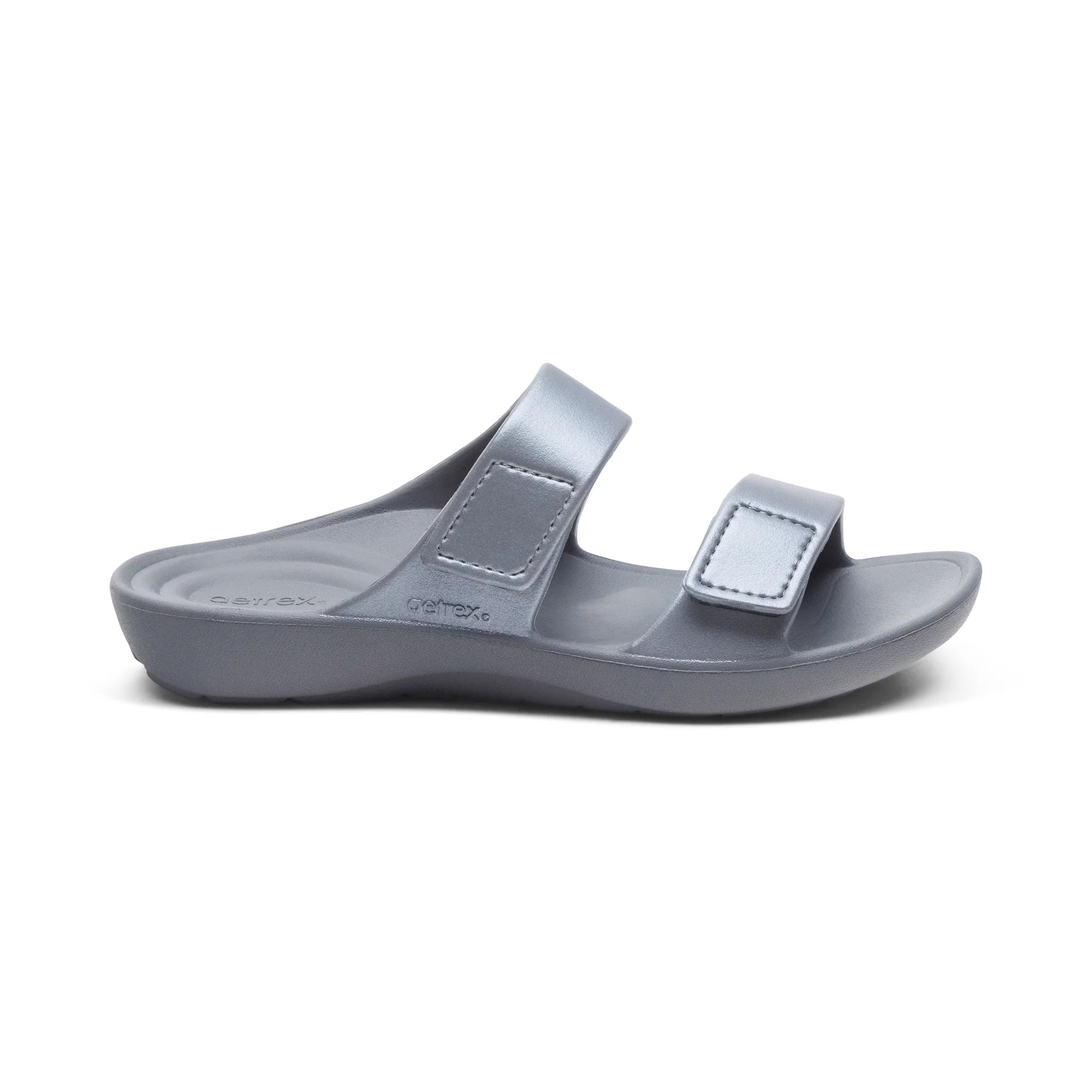  Dép quai ngang sức khỏe nữ Aetrex Kaia Pewter 