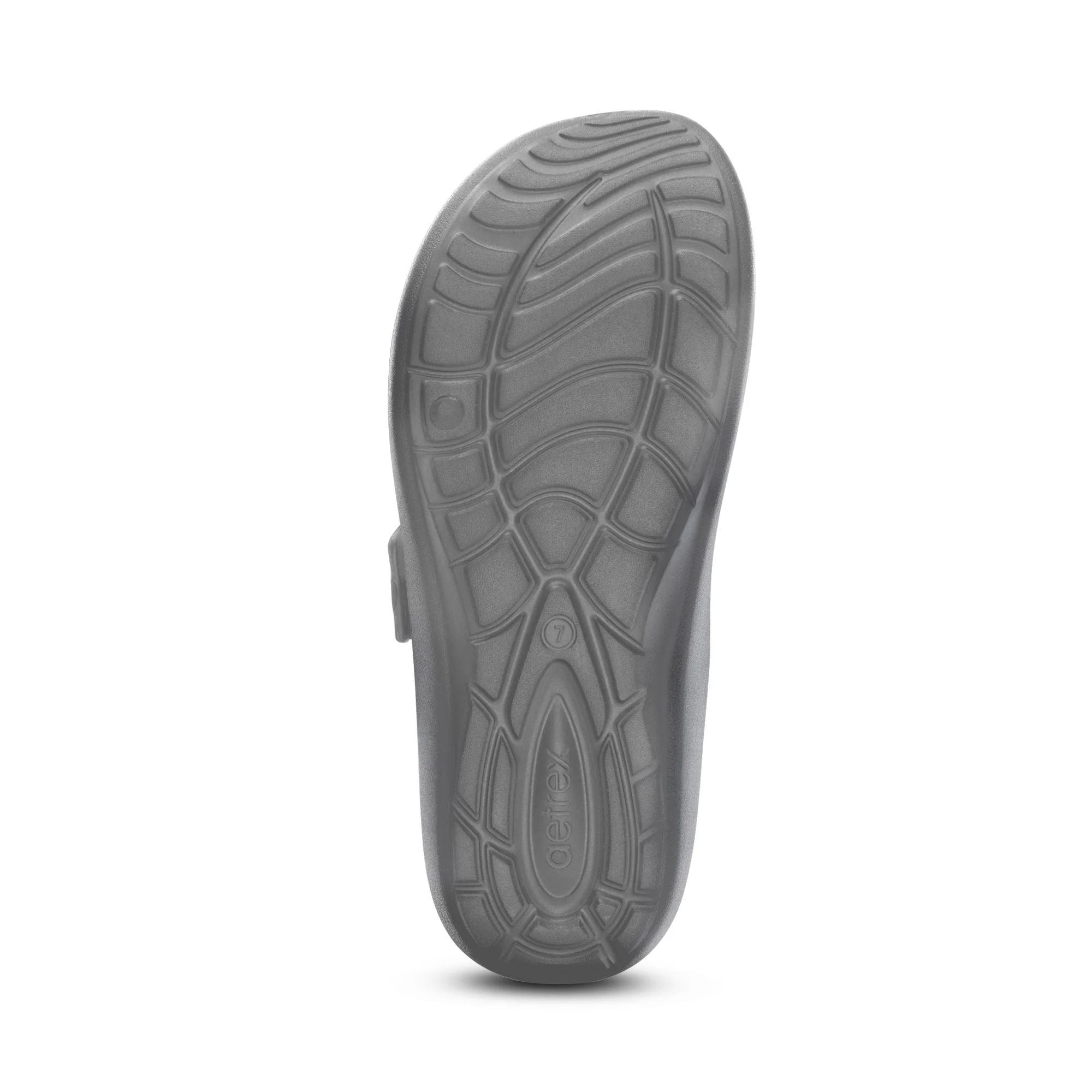  Dép quai ngang sức khỏe nữ Aetrex Kaia Pewter 