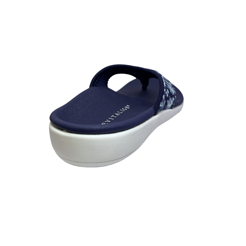  Dép xỏ ngón sức khỏe nữ Revitalign Yumi Mod Floral Blue 