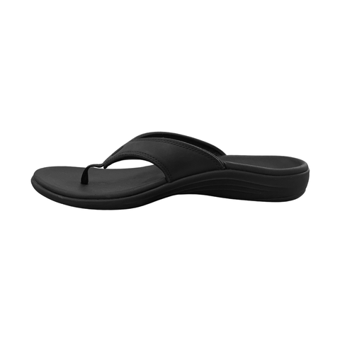  Dép xỏ ngón sức khỏe nam Revitalign Yumi Black 