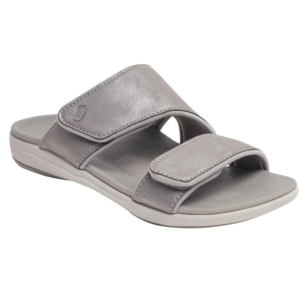  Dép quai ngang sức khỏe nữ Revitalign Kholo Nuevo Grey 