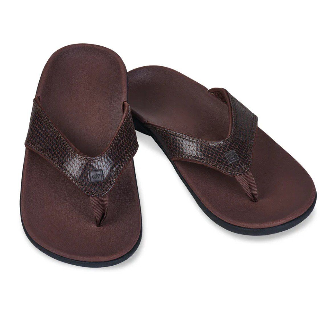  Dép xỏ ngón sức khỏe nữ Spenco Yumi Snake Brown 