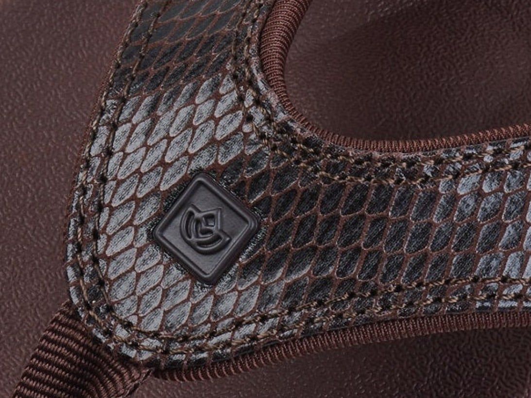  Dép xỏ ngón sức khỏe nữ Spenco Yumi Snake Brown 