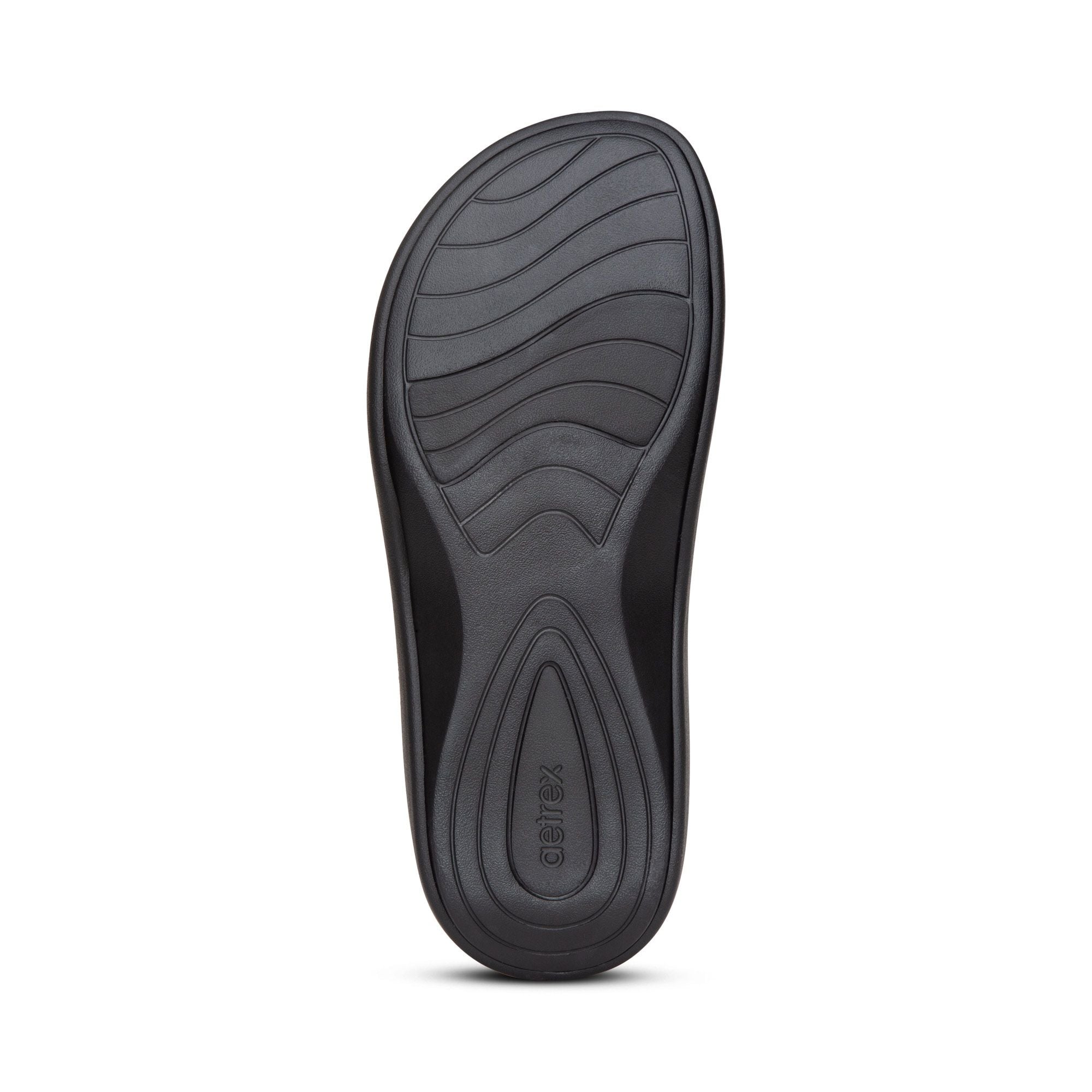  Giày sandal sức khoẻ nữ Aetrex Jillian Sport Black 