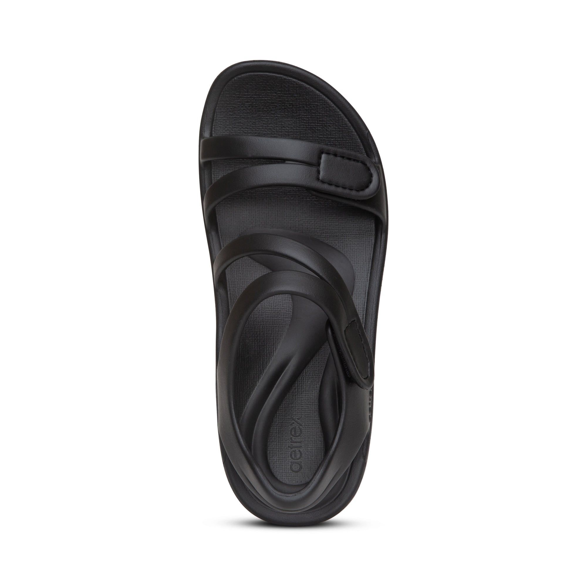  Giày sandal sức khoẻ nữ Aetrex Jillian Sport Black 