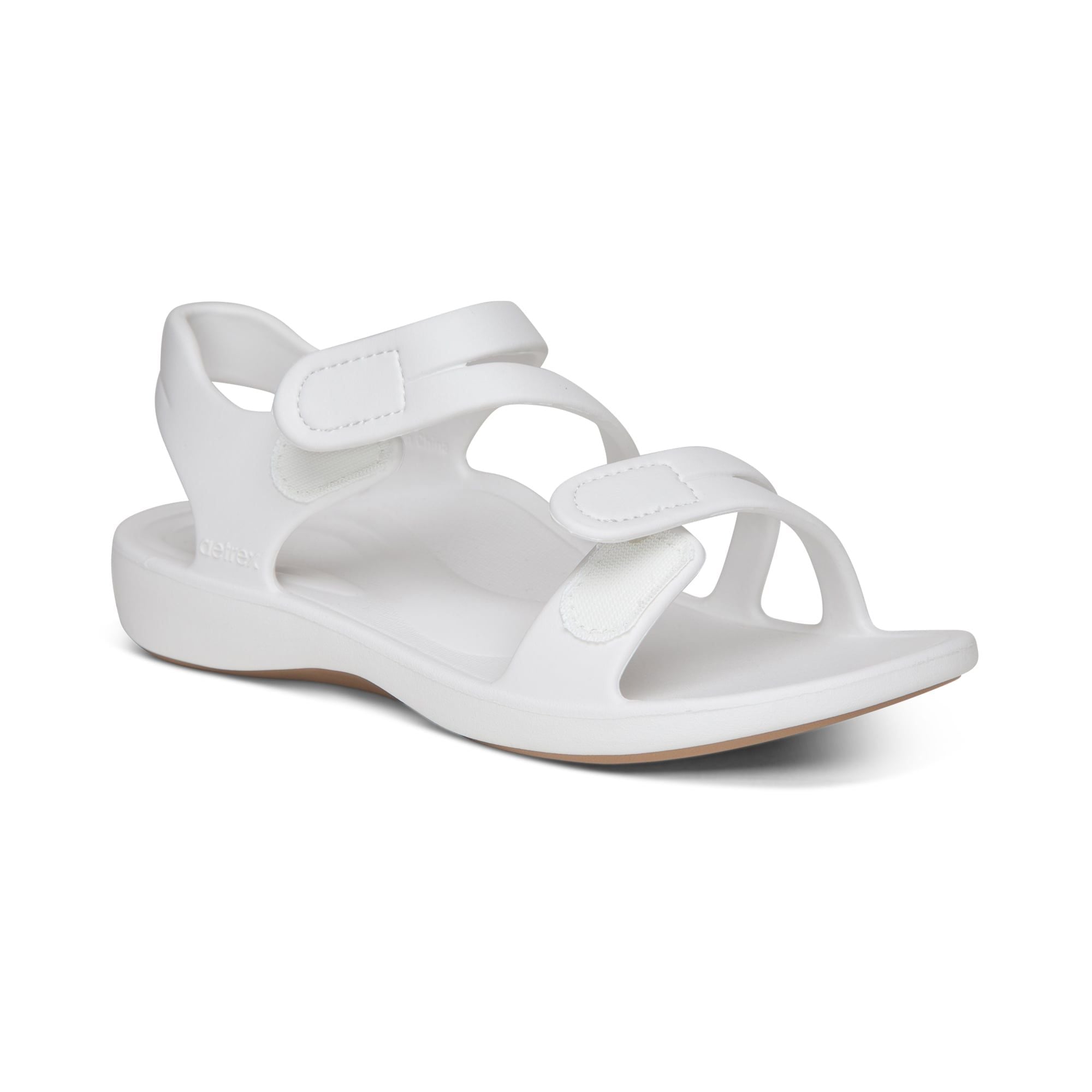  Giày sandal sức khoẻ nữ Aetrex Jillian Sport White 