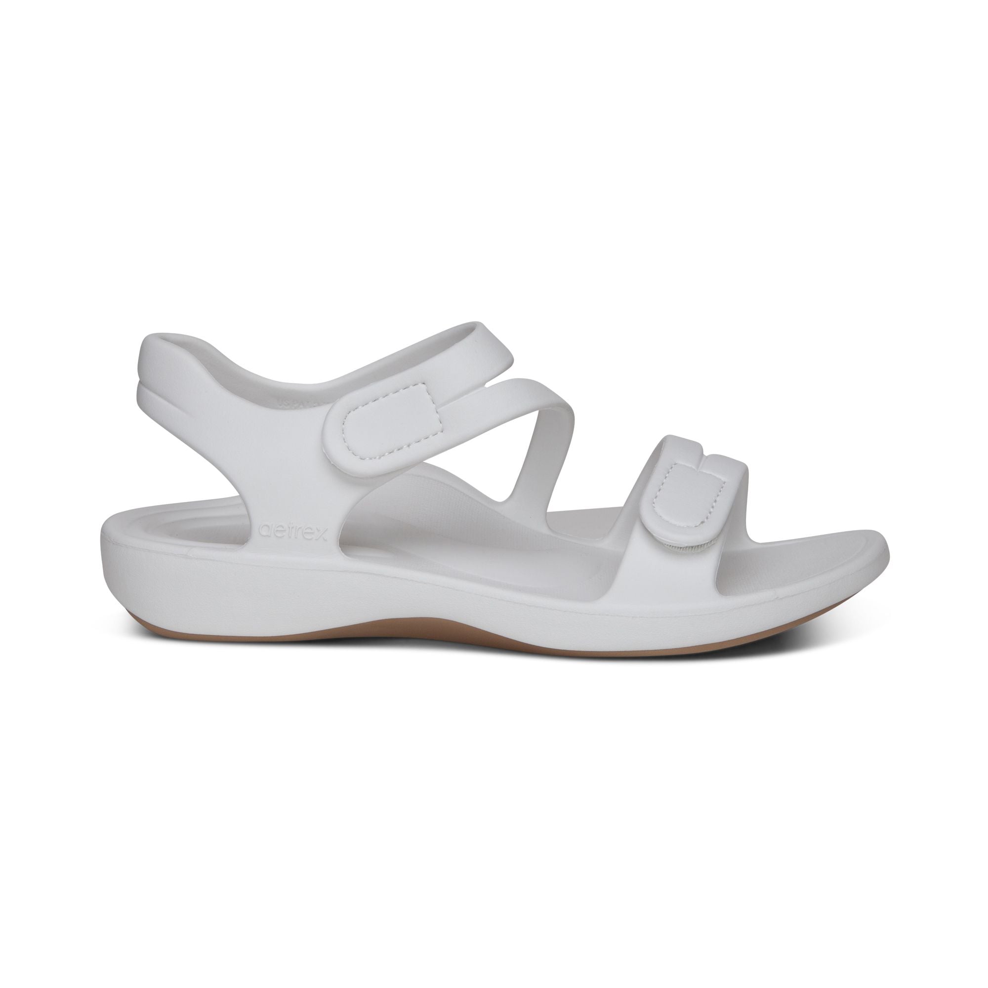  Giày sandal sức khoẻ nữ Aetrex Jillian Sport White 
