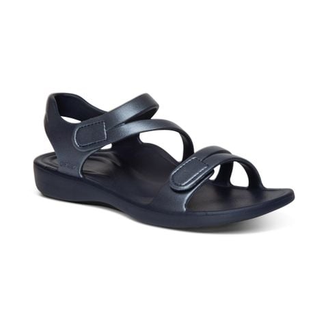  Giày sandal sức khoẻ nữ Aetrex Jillian Sport Navy 