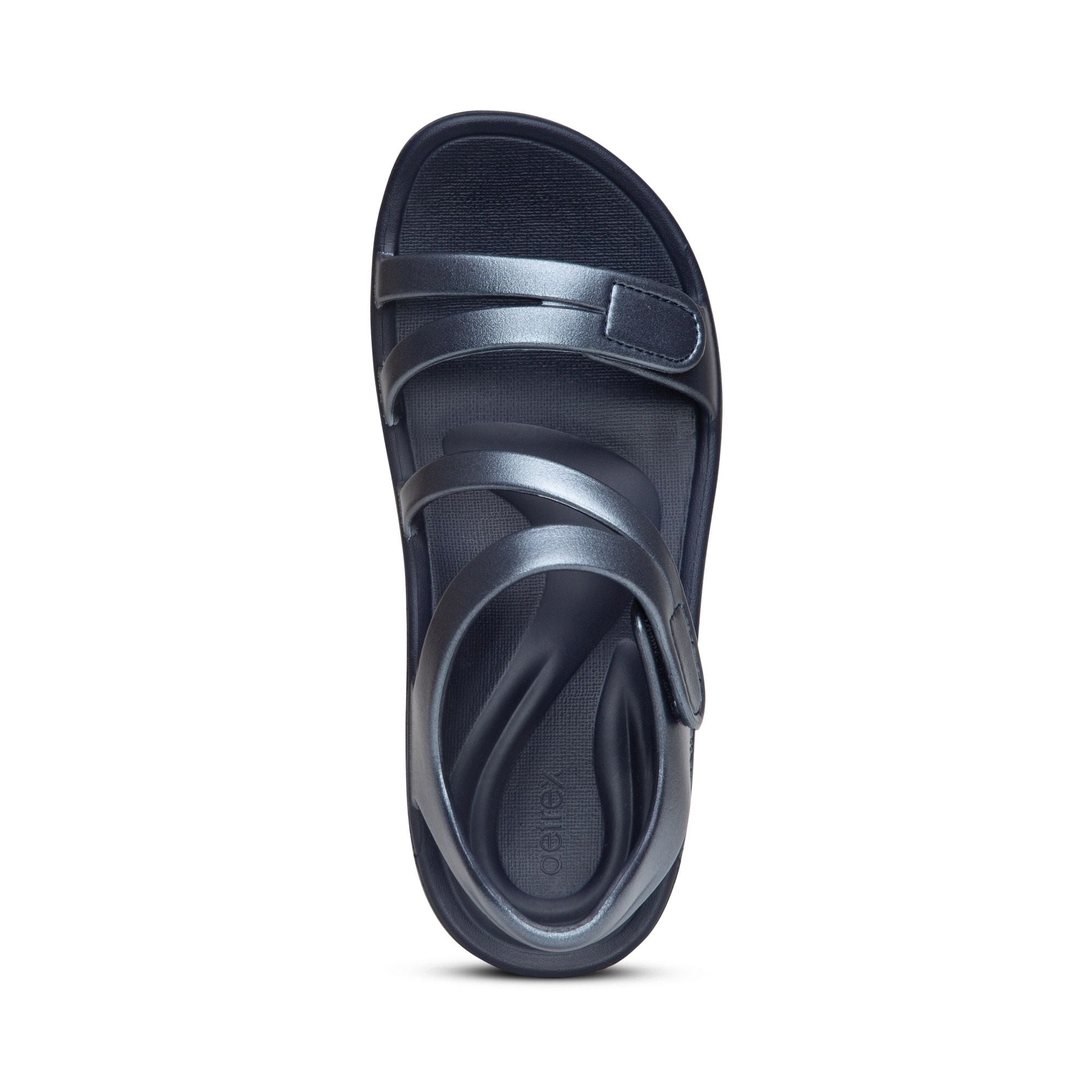  Giày sandal sức khoẻ nữ Aetrex Jillian Sport Navy 