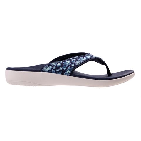  Dép xỏ ngón sức khỏe nữ Revitalign Mod Floral Blue 