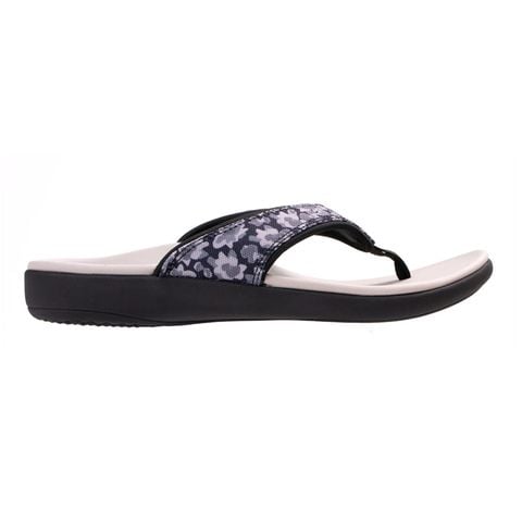  Dép xỏ ngón sức khỏe nữ Revitalign Yumi Mod Floral Black 