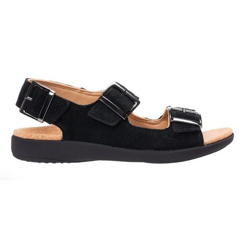  Giày sandal sức khỏe nữ Revitalign Roma Black 
