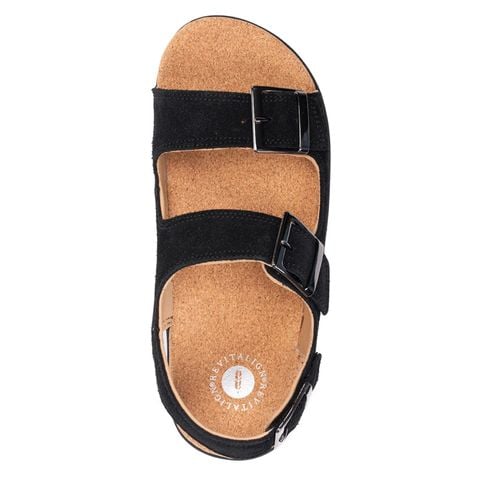 Giày sandal sức khỏe nữ Revitalign Roma Black 