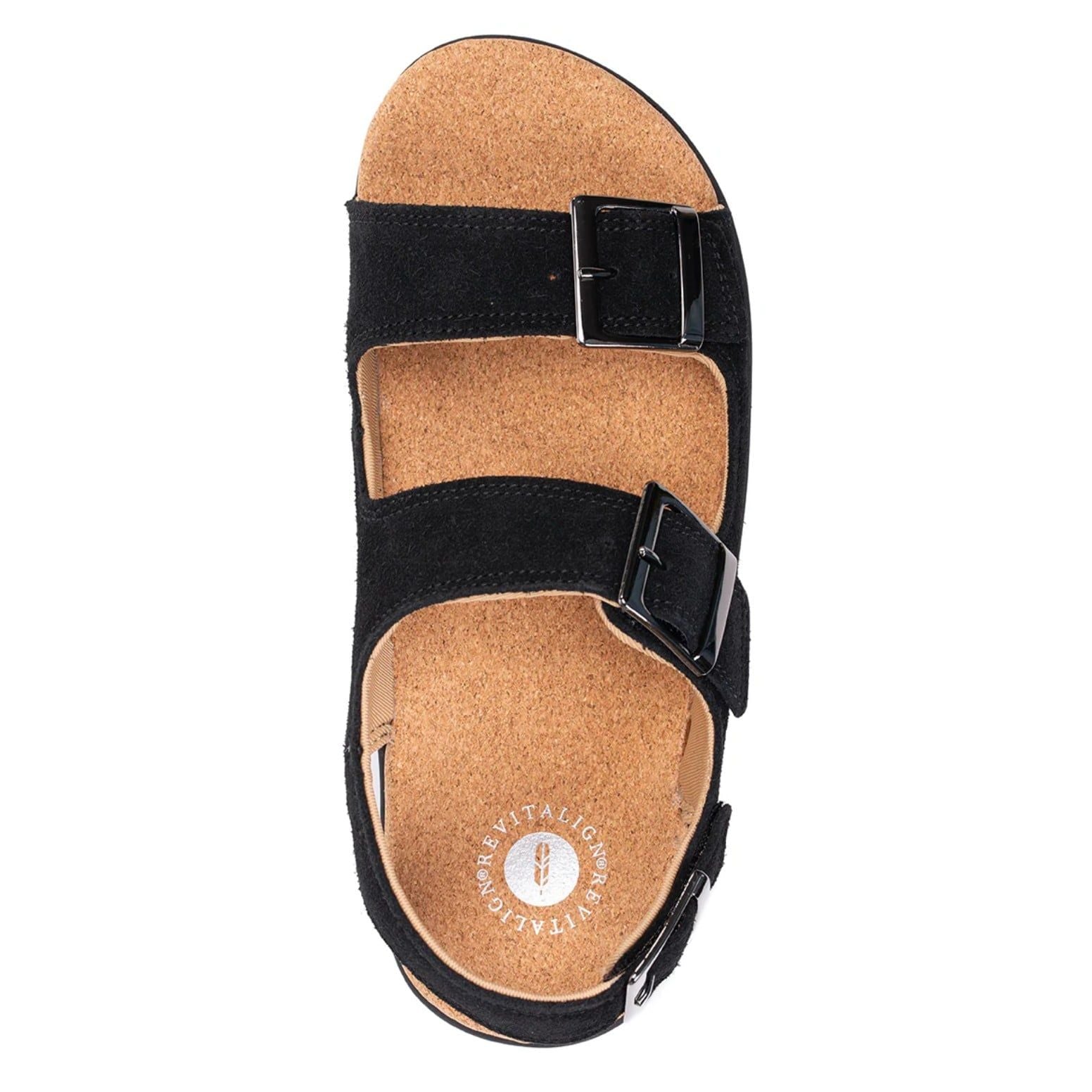  Giày sandal sức khỏe nữ Revitalign Roma Black 
