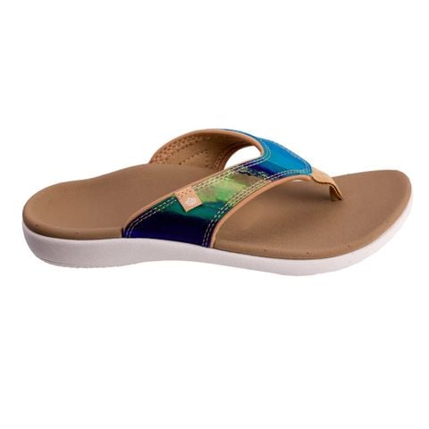  Dép xỏ ngón sức khỏe nữ Spenco Yumi Monet Aqua 