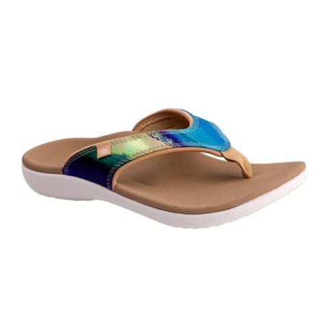  Dép xỏ ngón sức khỏe nữ Spenco Yumi Monet Aqua 