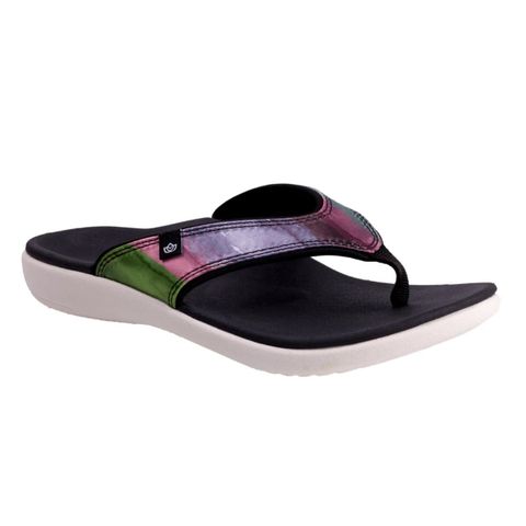  Dép xỏ ngón sức khỏe nữ Spenco Yumi Monet Black 