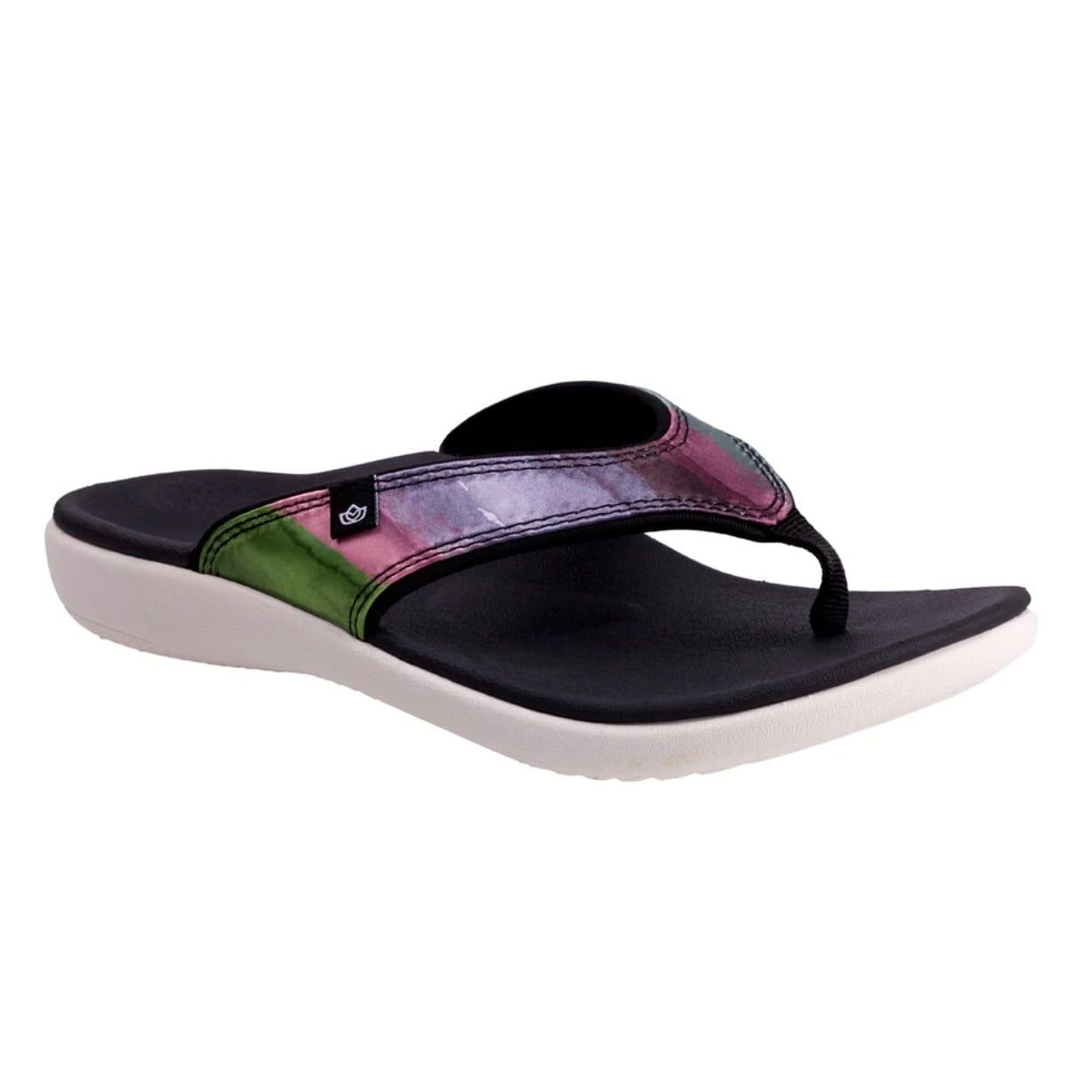  Dép xỏ ngón sức khỏe nữ Spenco Yumi Monet Black 