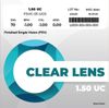  Plastic lenses 1.50 UC 