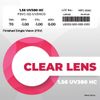  Plastic lenses 1.56 UV380 HC 