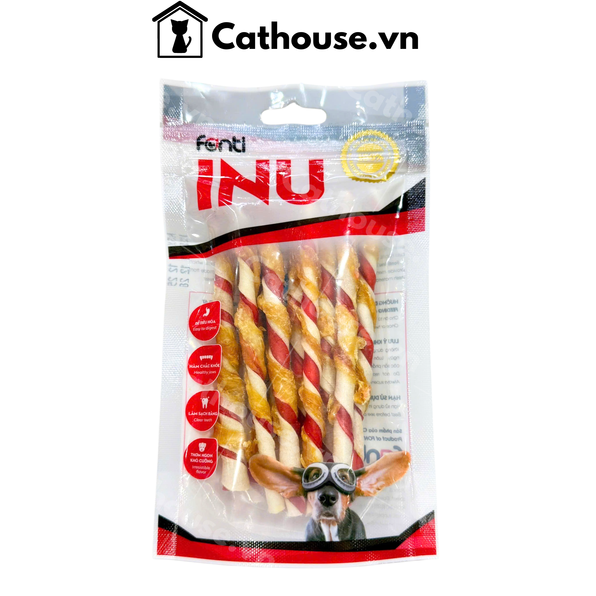  Snack Fonti Que Da Bò Hương Sữa Quấn Gà C24 