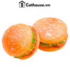  Đồ Chơi Bánh Hamburger Cho Thú Cưng 