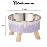  Bát Đơn Inox Đế Cao 4 Chân 