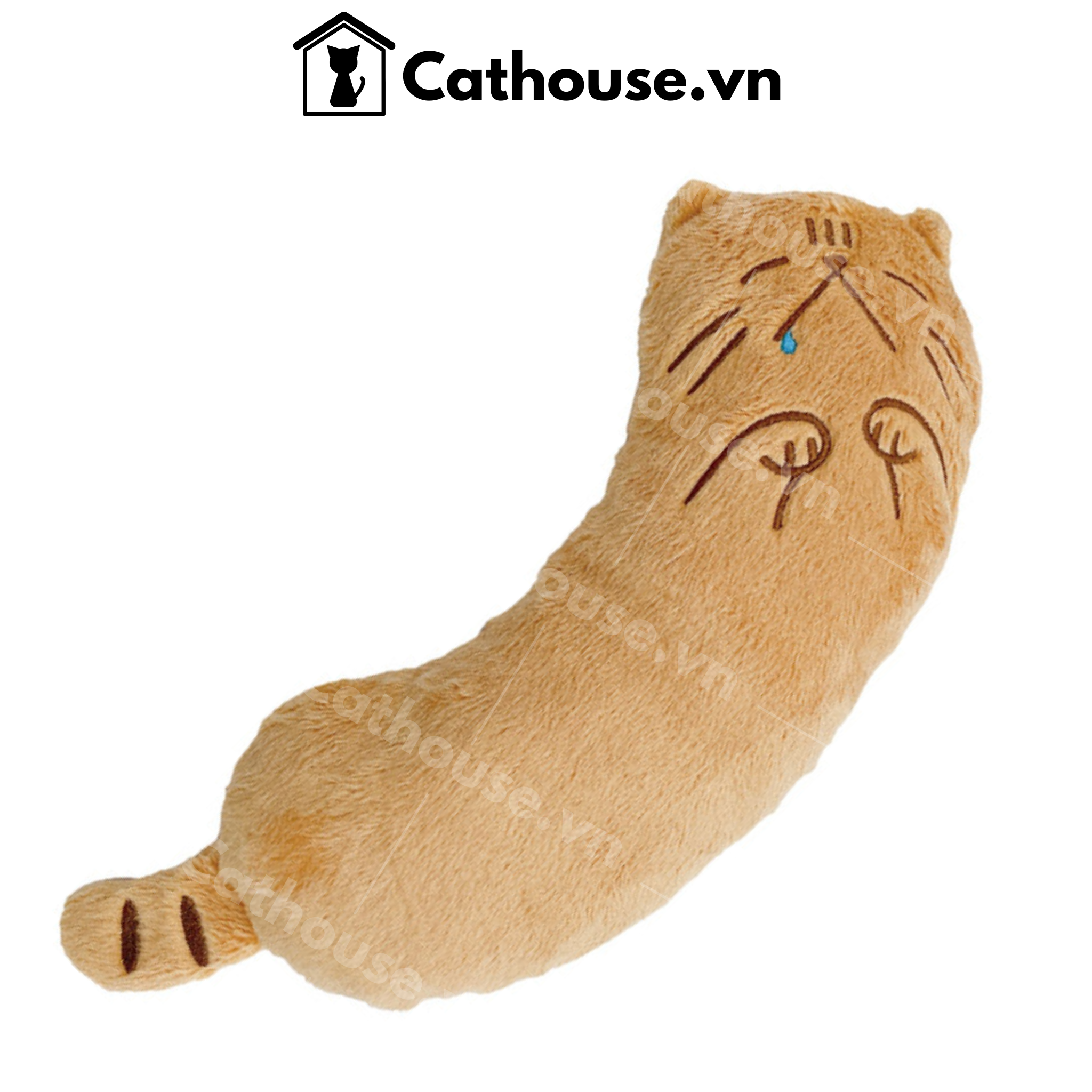  Đồ Chơi Gối Cho Mèo CattyMan Màu Vàng 87942 