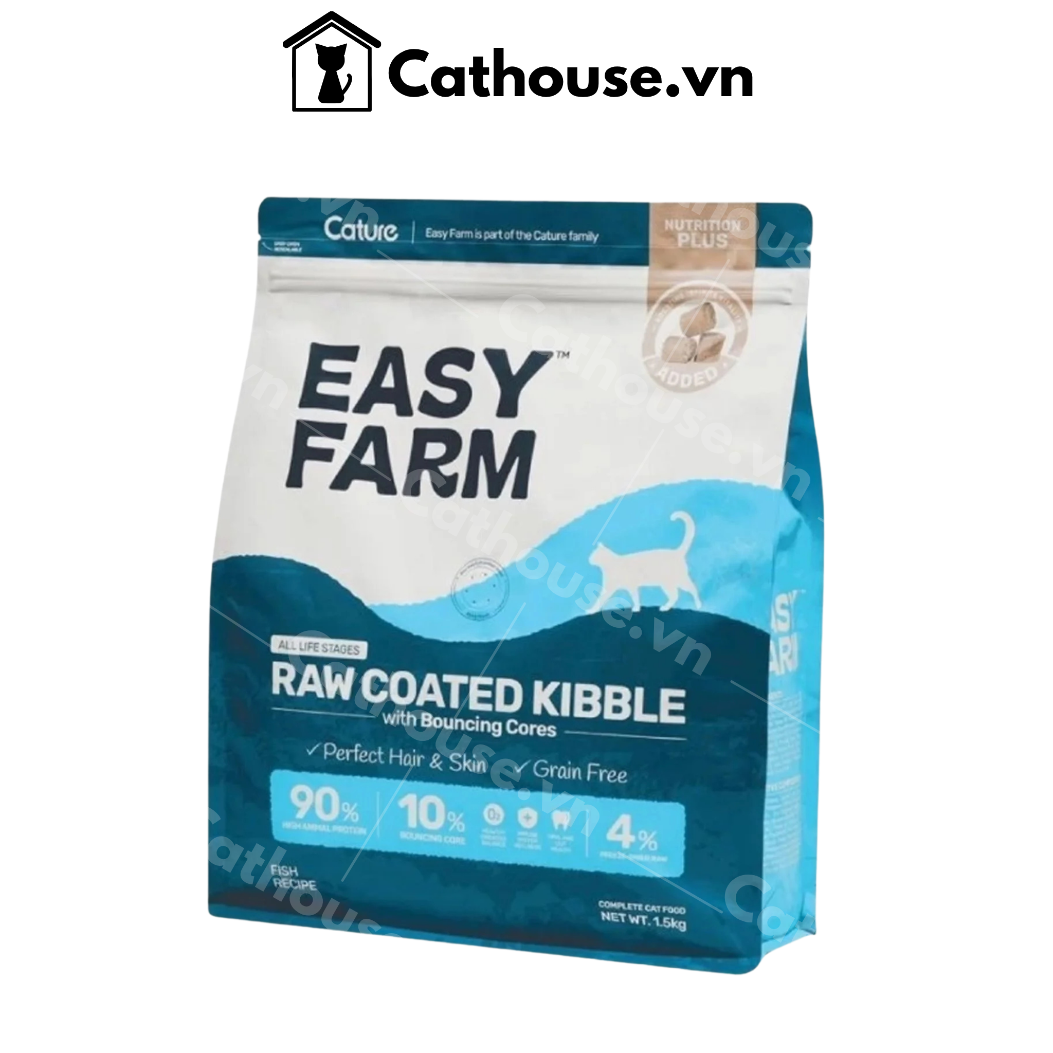  Hạt Mèo Easy Farm Topping Thịt Sấy 1.5KG 