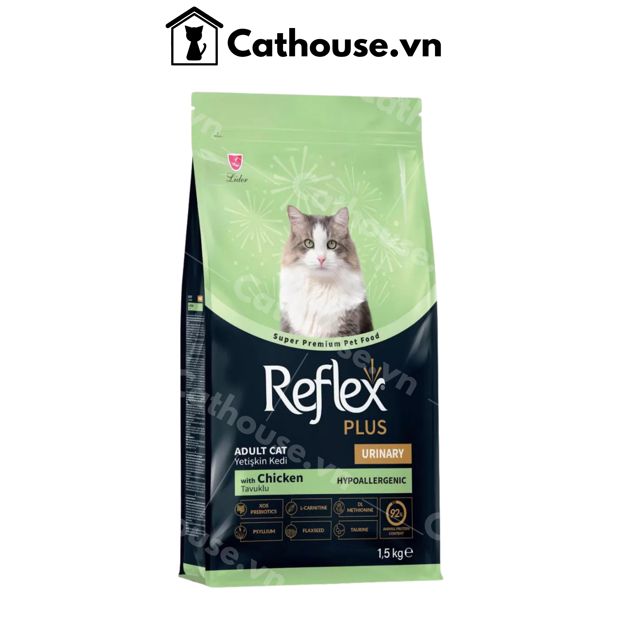  Hạt Mèo Ngừa Tiết Niệu Reflex Plus Adult Urinary Chicken 