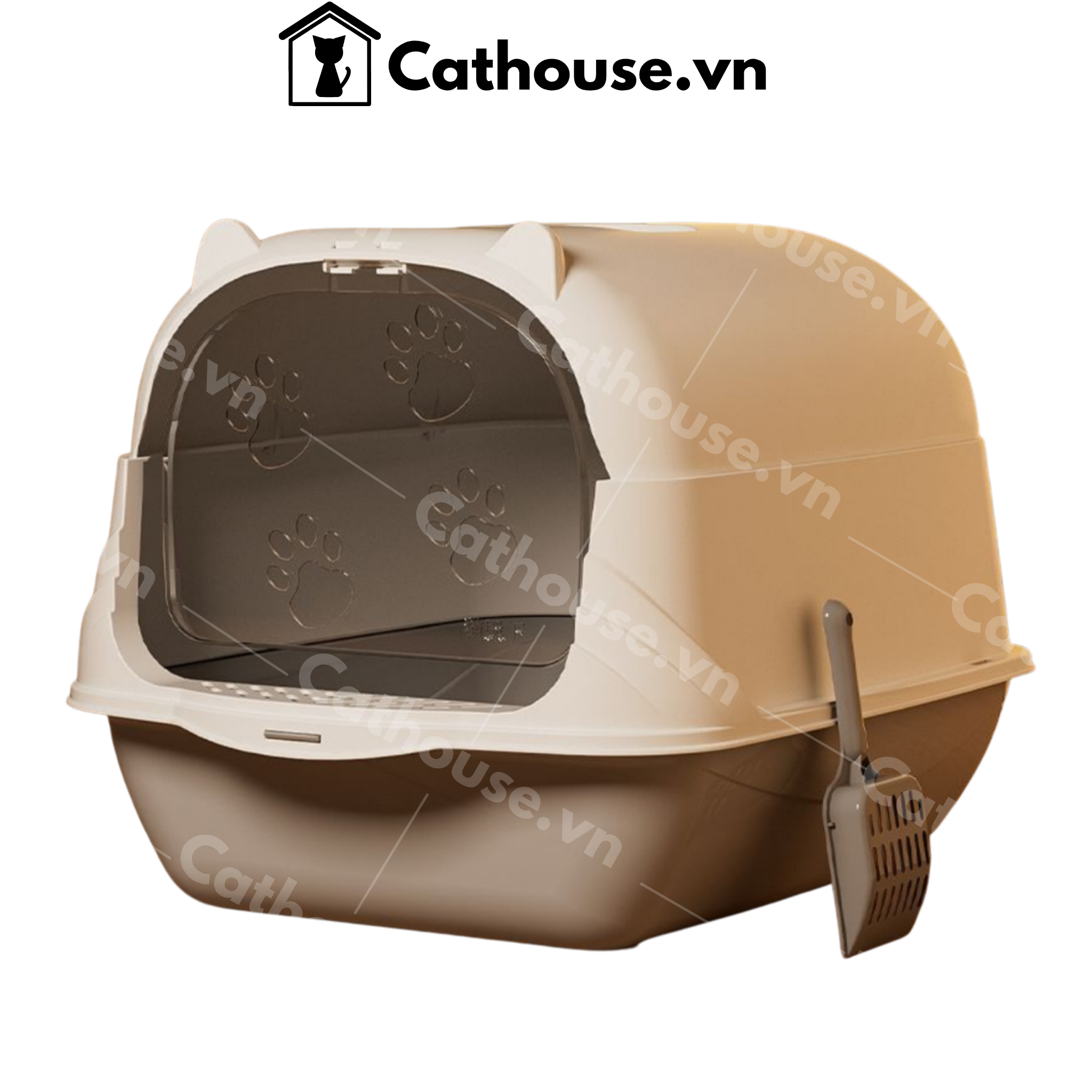  Nhà Vệ Sinh Cửa Dọc 3 Mảnh Cho Mèo NEW 
