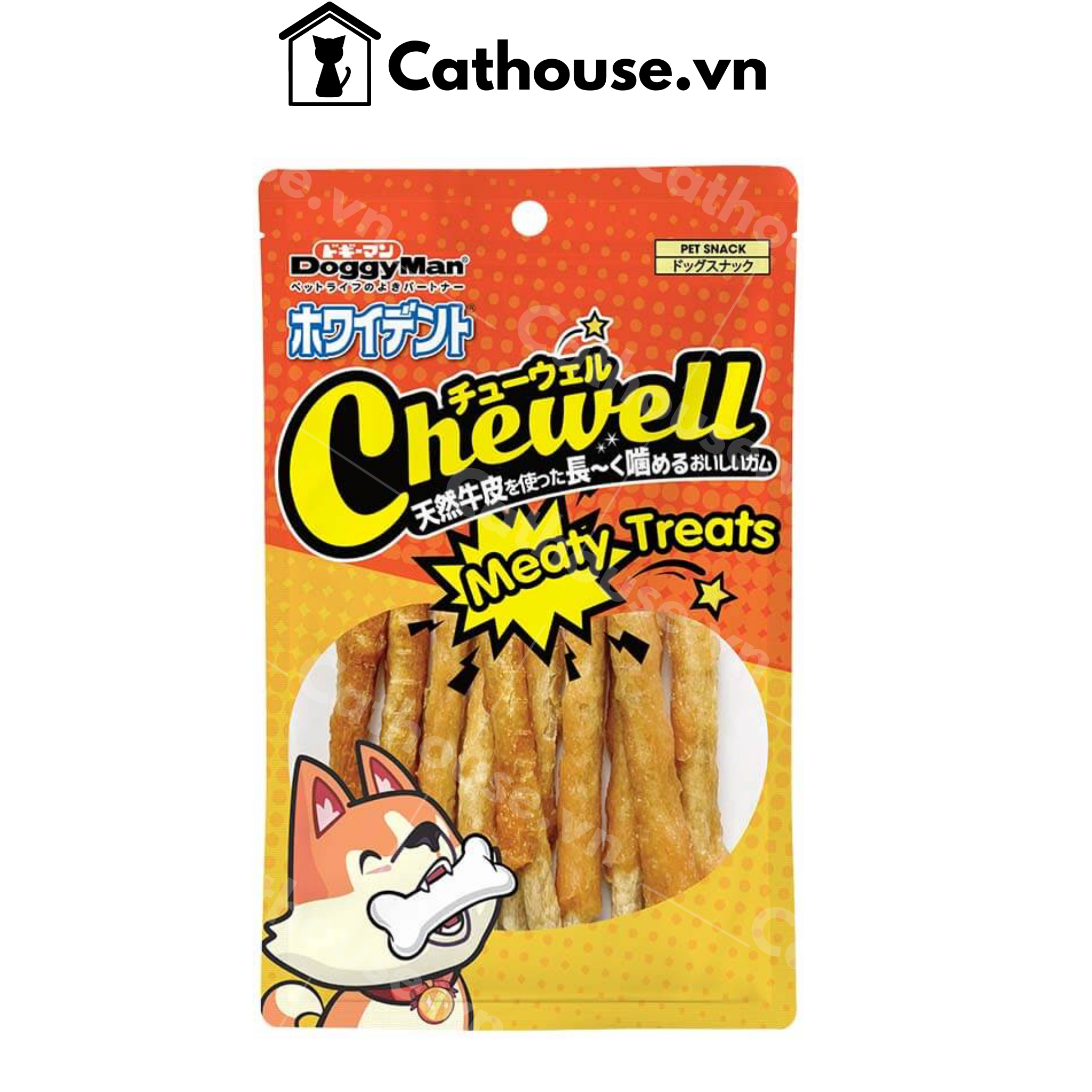  Snack DoggyMan Que Da Bò Nhúng Thịt Gà 10 Cây - 81652 