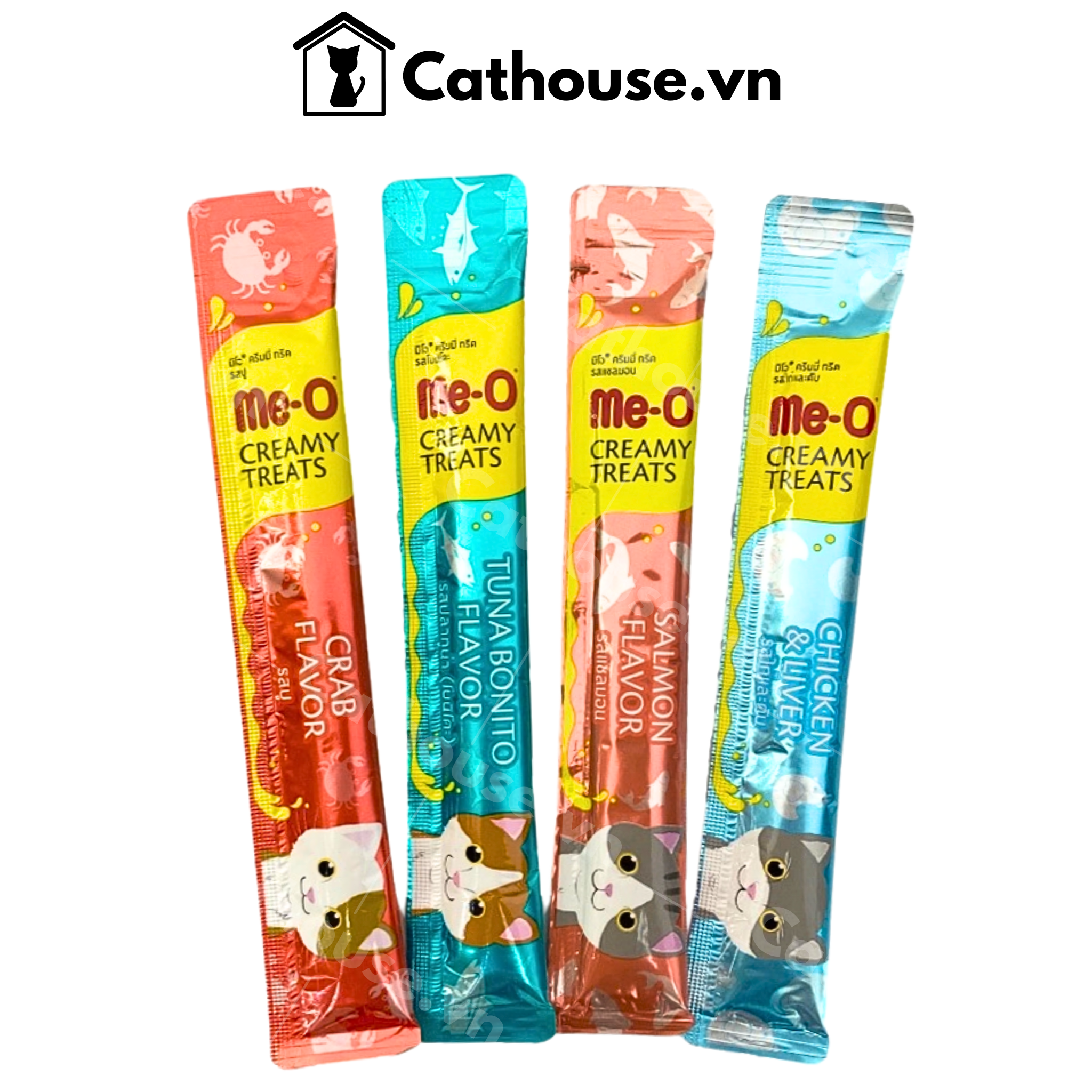  Súp Thưởng Me-O Creamy Treats Thanh Lẻ 