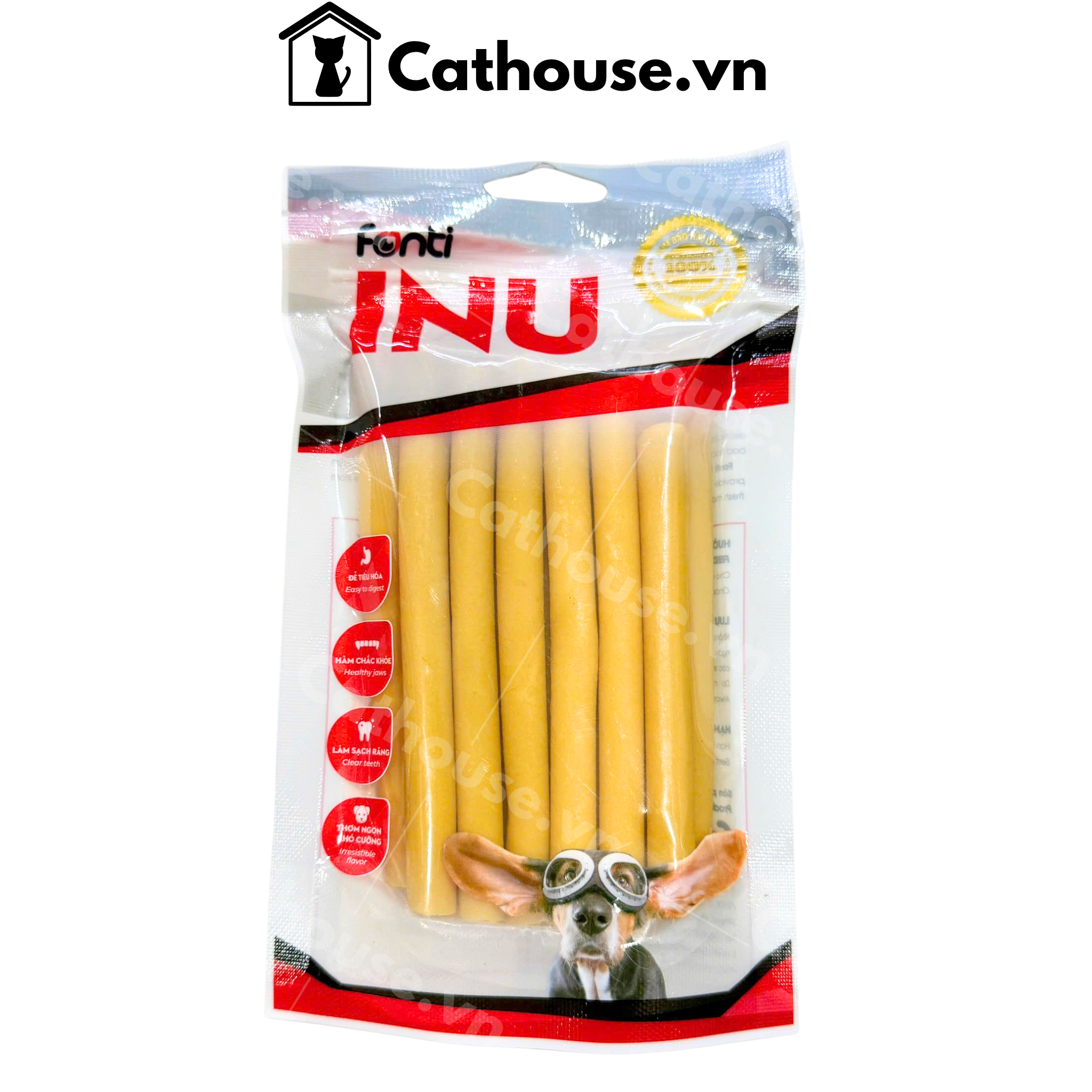  Snack Fonti Que Gặm Sạch Răng Hương Phô Mai B06 