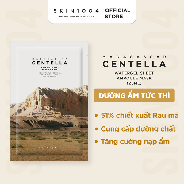  Skin1004 Madagascar Centella Watergel Sheet Ampoule Mask 25ml 
