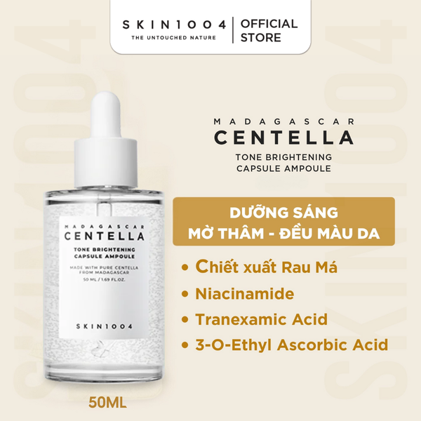  Tinh chất dưỡng sáng SKIN1004 Madagascar Centella Tone Brightening Capsule Ampoule 50ml 