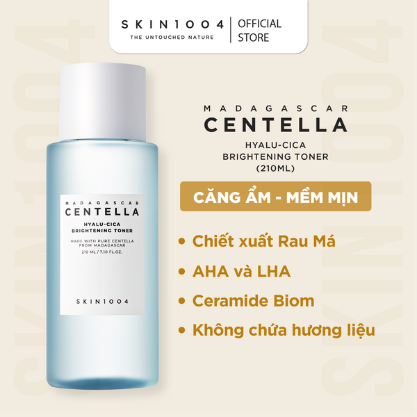  Nước Hoa Hồng SKIN1004 Madagascar Centella Hyalu-cica Brightening Toner 210ml 