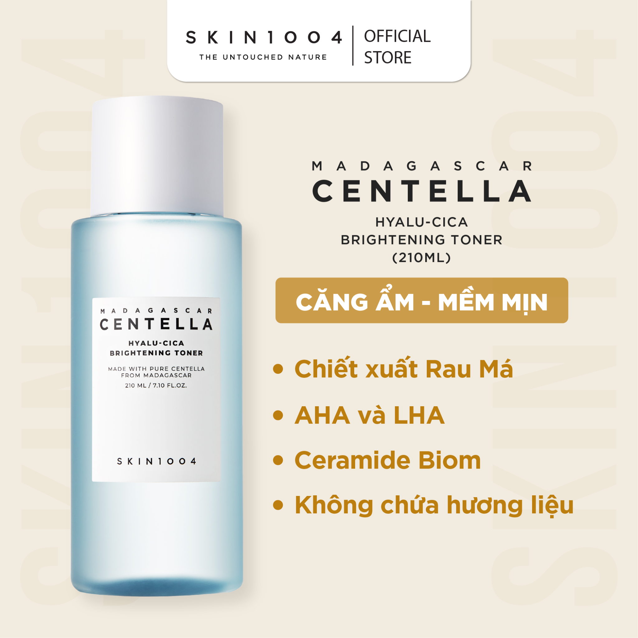  Nước Hoa Hồng SKIN1004 Madagascar Centella Hyalu-cica Brightening Toner 210ml 