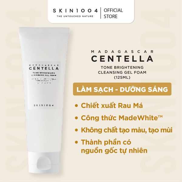  Sữa rửa mặt SKIN1004 Madagascar Centella Tone Brightening Cleansing Gel Foam 125ml 
