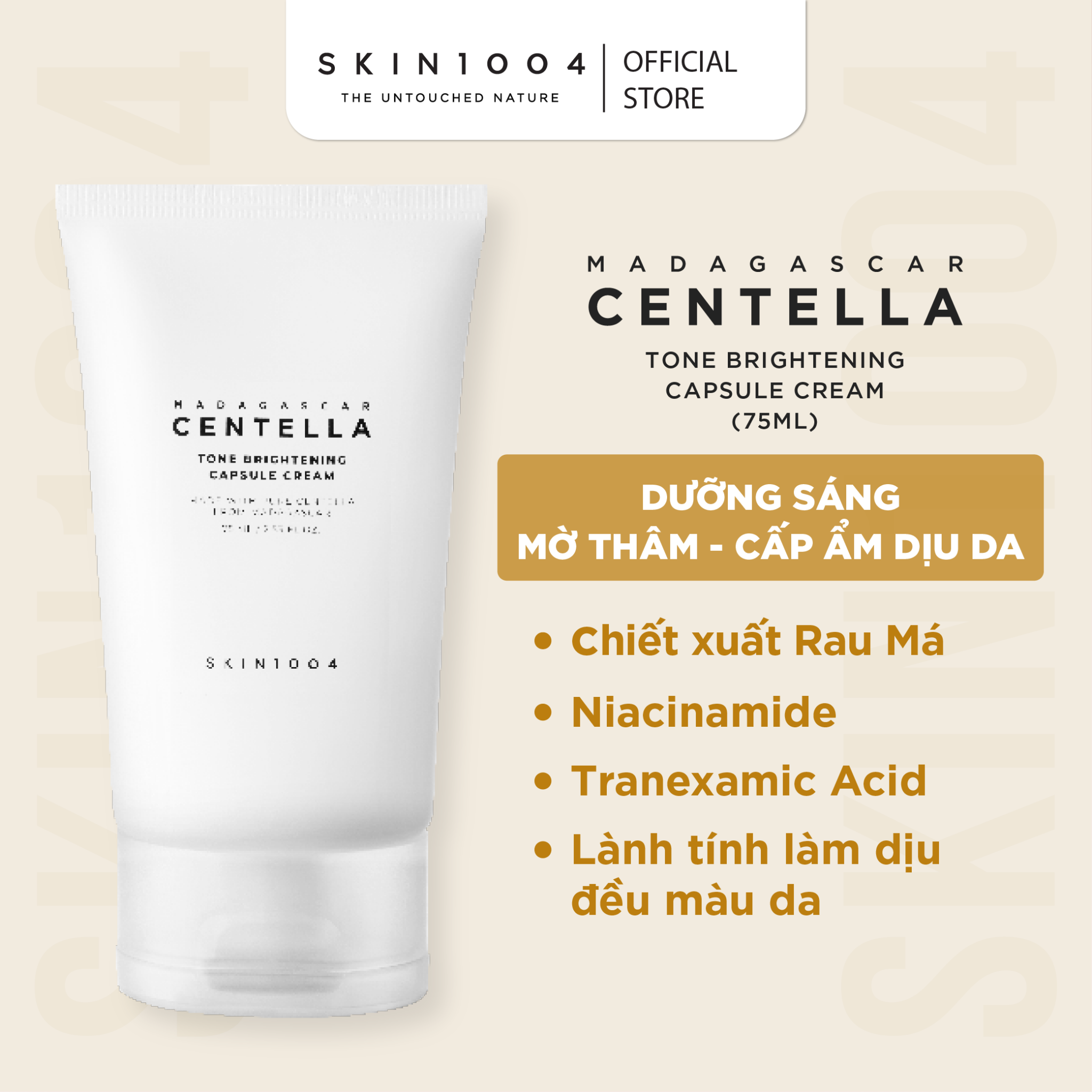  Kem dưỡng SKIN1004 Madagascar Centella Tone Brightening Capsule Cream 75ml 