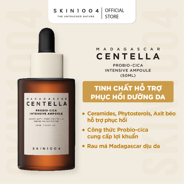  Tinh Chất Rau Má Lên Men SKIN1004 Madagascar Centella Probio-Cica Intensive Ampoule 50ml 