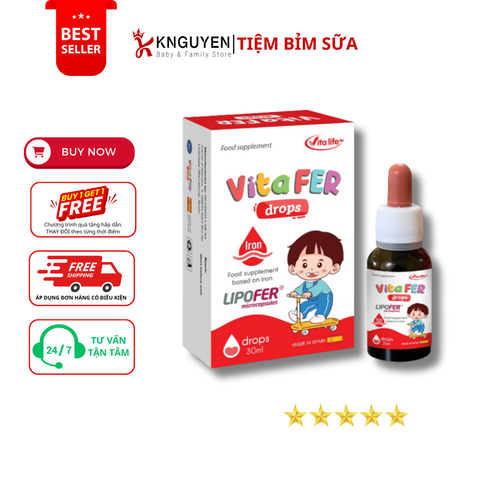  Sắt Nhỏ Giọt VITAFER Drop (30ml) 